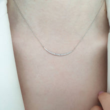 Load image into Gallery viewer, Diamond smile necklace
