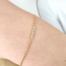 Load image into Gallery viewer, Diamond bracelet in solid gold
