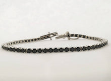 Load image into Gallery viewer, Black Diamond Tennis Bracelet
