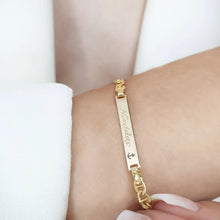 Load image into Gallery viewer, Gold Identity Bracelet
