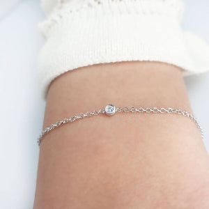 "SOL" Bracelet with Diamond 0,03ct