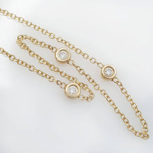 Load image into Gallery viewer, Chain Bracelet With 3 Natural Diamonds
