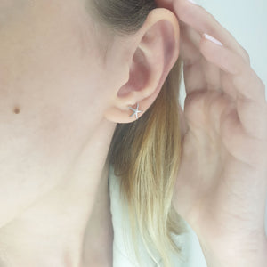 Gold Starfish Earrings