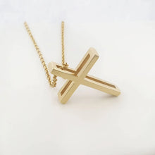 Load image into Gallery viewer, Double Cross Necklace
