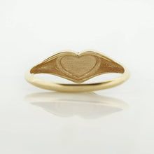 Load image into Gallery viewer, Custom gold heart ring
