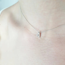 Load image into Gallery viewer, Initial diamond A necklace
