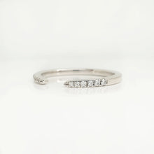 Load image into Gallery viewer, Diamond open matching wedding band
