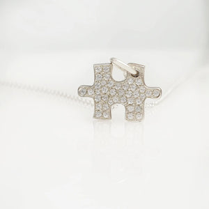 Diamond Puzzle Necklace
