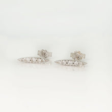 Load image into Gallery viewer, Marquise diamond earrings
