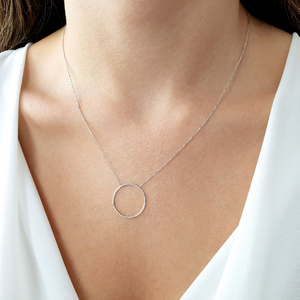 Gold Circle Necklace