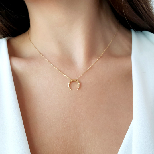 Horn necklace