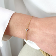 Load image into Gallery viewer, Diamond bracelet in solid gold
