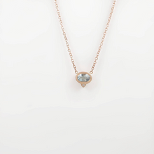 Load image into Gallery viewer, Gold Aquamarine Necklace
