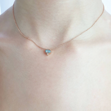Load image into Gallery viewer, Gold Aquamarine Necklace
