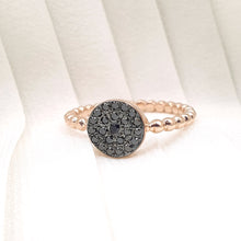 Load image into Gallery viewer, Black diamond ring in solid gold
