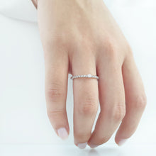 Load image into Gallery viewer, Halo Solitaire Ring With Diamond
