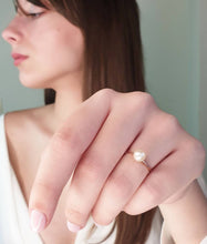 Load image into Gallery viewer, Akoya Sea Pearl Gold Ring
