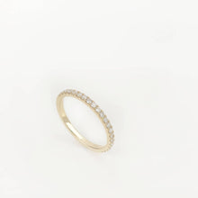 Load image into Gallery viewer, Half Eternity Ring with Diamond
