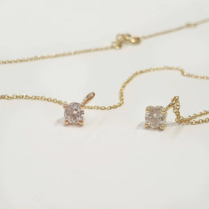 Diamond Solitaire Necklace