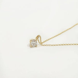 Diamond Solitaire Necklace