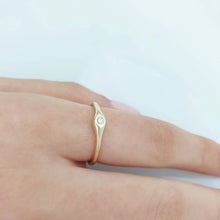 Load image into Gallery viewer, Eye Diamond Ring In Solid Gold
