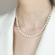 Load image into Gallery viewer, 18K Natural Pearl Necklace
