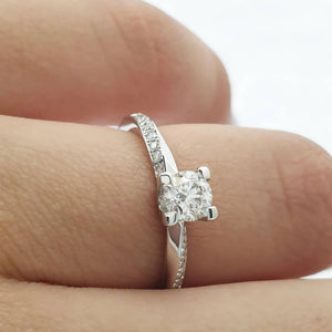 Eternity Diamond Mobius Ring