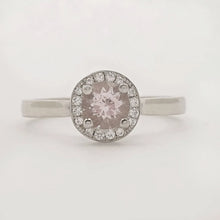 Load image into Gallery viewer, Morganite Ring With Diamonds
