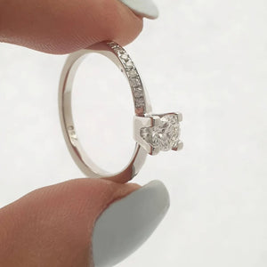 Eternity Diamond Mobius Ring