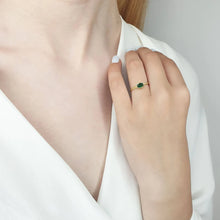 Load image into Gallery viewer, Emerald Ring In Solid Gold
