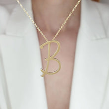 Load image into Gallery viewer, Custom initial letter necklace
