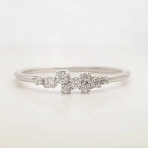 Diamond Cluster Ring