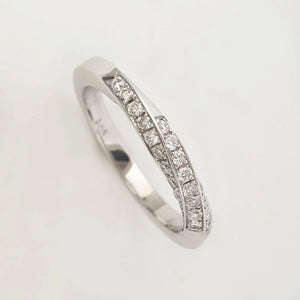 Diamond Mobius Ring