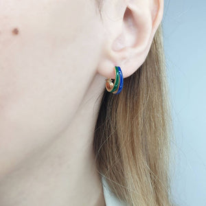 Double Gold Earrings