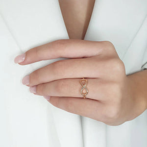 Infinity symbol ring