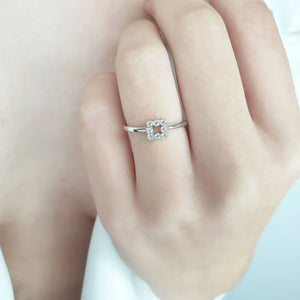 Square Diamond Ring