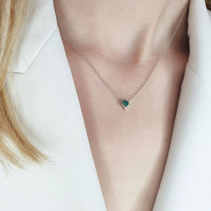 Emerald Diamond Necklace