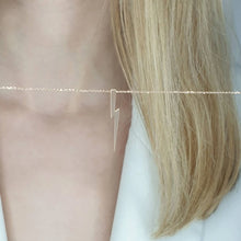 Load image into Gallery viewer, Gold Lightning Necklace
