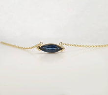 Load image into Gallery viewer, Gold Sapphire Necklace
