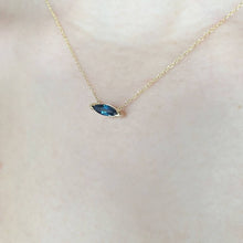 Load image into Gallery viewer, Gold Sapphire Necklace
