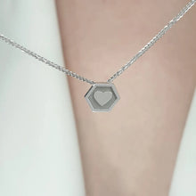 Load image into Gallery viewer, Tiny gold charm heart necklace
