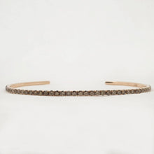 Load image into Gallery viewer, Real brown diamond bangle
