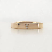 Load image into Gallery viewer, 2 Diamonds band ring
