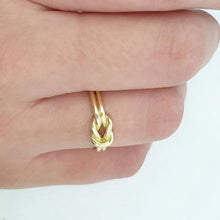 Load image into Gallery viewer, Gold Knot Ring
