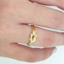 Load image into Gallery viewer, Gold Knot Ring
