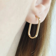 Load image into Gallery viewer, Solid Gold Minimalist Earrings
