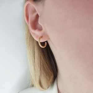 Hoops Gold Minimalist Earrings