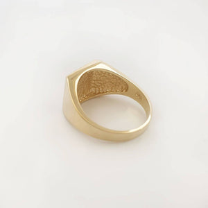 Large square signet Ring