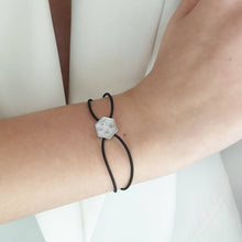 Load image into Gallery viewer, Hexagon Custom Bracelet With Initials
