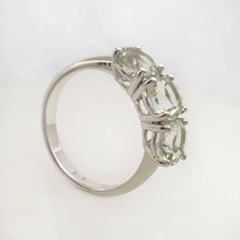 Load image into Gallery viewer, Light Green Amethyst Ring
